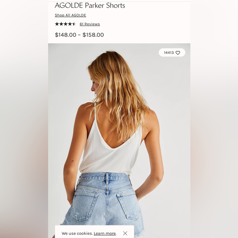 AGOLDE Parker Shorts 💌 - Picture 3 of 6